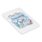 Eerste keer oma van jongen geschenken magneet (Rechterzijde)