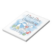 Eerste keer oma van jongen geschenken notitieblok (Linkerzijde)