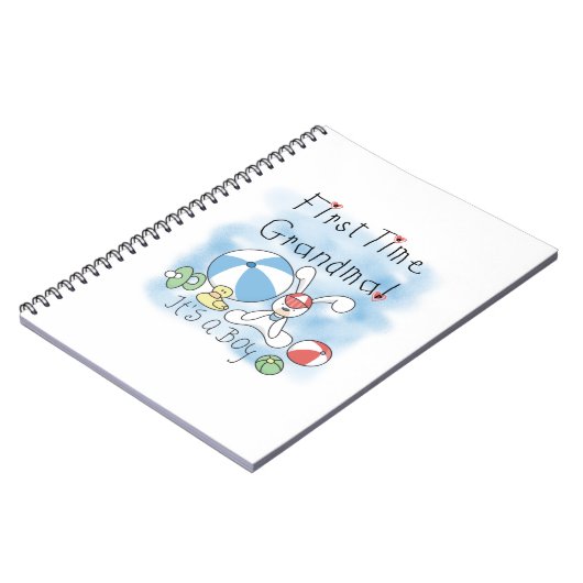 Eerste keer oma van jongen geschenken notitieboek (Linkerzijde)