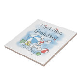 Eerste keer oma van jongen geschenken tegeltje (Zijkant)