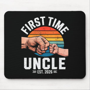 Eerste keer oom Geschat 2026 Baby aankondiging Gew Muismat
