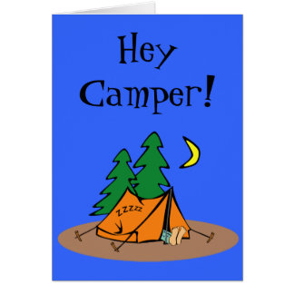 Eerste keer op Camp Card