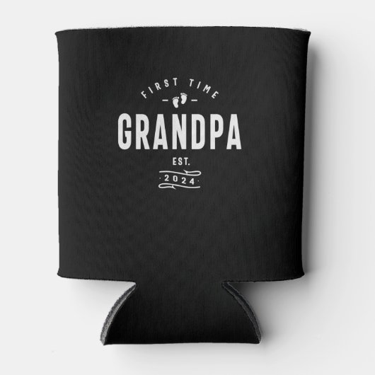 Eerste keer opa 2024 zwangerschap aankondiging nie blikjeskoeler (Voorkant)