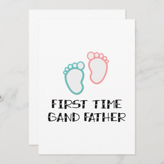 Eerste keer opa Opa Ouderschapscadeaus (Voorkant / Achterkant)