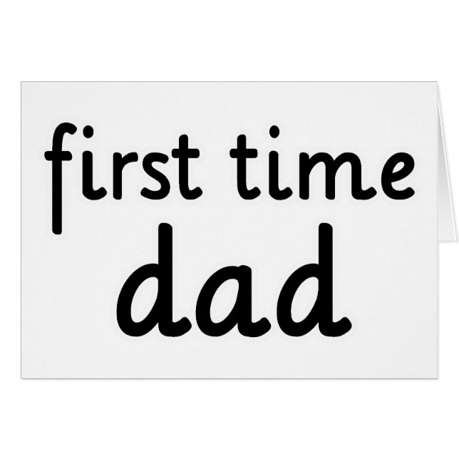 Eerste keer papa (Voorkant Horizontaal)