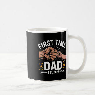 Eerste keer papa est 2025 vuist hobbel nieuwe papa koffiemok