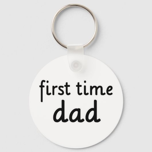 Eerste keer papa sleutelhanger (Voorkant)