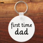 Eerste keer papa sleutelhanger (Voorkant)
