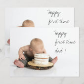 Eerste keer papa | Veerdag | Fotokaart Kaart (Voorkant / Achterkant)