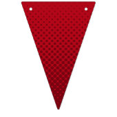 Eerste keer Rode Witte Stomme Bubble Tekst Vlaggetjes (Tweede vlag)