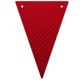 Eerste keer Rode Witte Stomme Bubble Tekst Vlaggetjes (Eerste vlag)