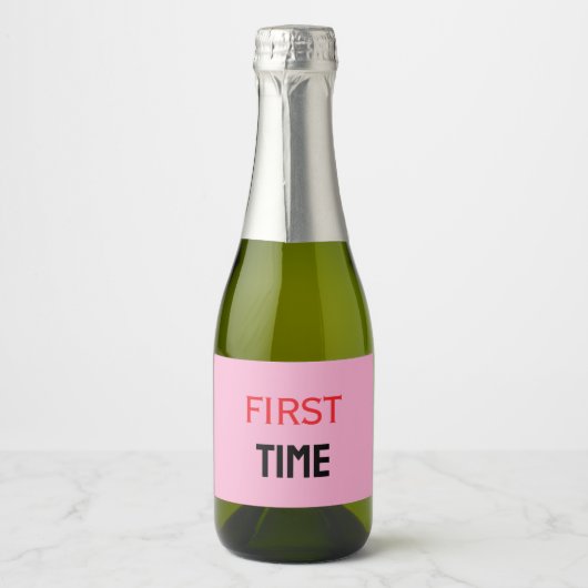 EERSTE KEER SPARKLING WIJNETIKET (Voorkant)