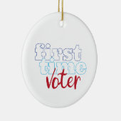 Eerste keer stemmer keramisch ornament (Rechts)