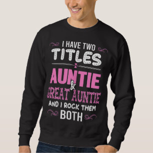 Eerste keer tante cadeau ik heb twee titels tante trui