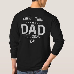 Eerste keer vader 2026 Vader gepromoveerd tot vade T-shirt