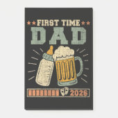Eerste keer vader 2026 Verwacht baby grappig Post-it® Notes (Voorkant)