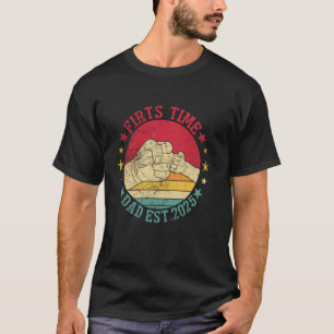 Eerste Keer Vader Geschat 2025 Bevorderd Tot Vader T-shirt