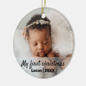 Eerste keramisch keramisch ornament voor baby's bi (Links)