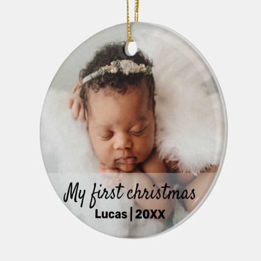 Eerste keramisch keramisch ornament voor baby's bi (Links)