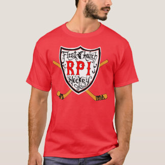 Eerste kerk van RPI Hockey T-shirt