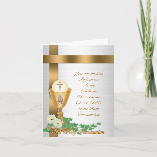 Eerste kerkgemeenschapuitnodiging (Voorkant)