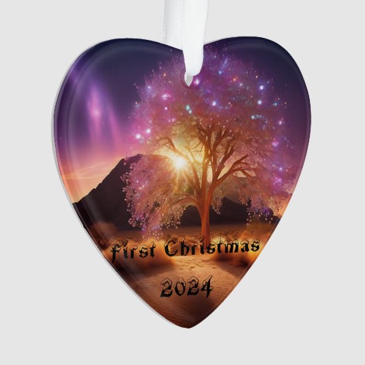 Eerste kerst 2024 ornament (voorkant)