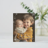 Eerste kerst als Big Brother foto Briefkaart (Staand voorkant)