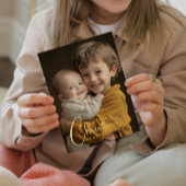 Eerste kerst als Big Brother foto Folie Feestdagenkaart