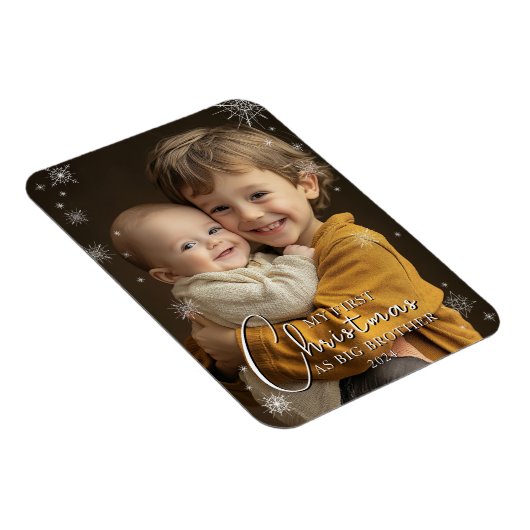 Eerste kerst als Big Brother foto Magneet (Rechterzijde)