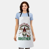 Eerste kerst als broeder kabouter rendier slee schort (Gedragen)