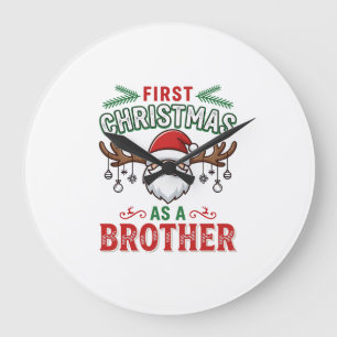 Eerste kerst als een broer Santa Gnome Grote Klok