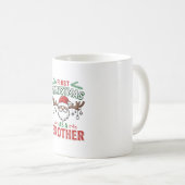 Eerste kerst als een broer Santa Gnome Koffiemok (Voorkant rechts)