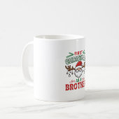 Eerste kerst als een broer Santa Gnome Koffiemok (Voorkant links)