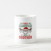 Eerste kerst als een broer Santa Gnome Koffiemok (Center)