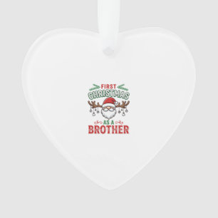 Eerste kerst als een broer Santa Gnome Ornament
