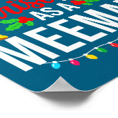 Eerste kerst als een Meemaw bijpassend kerst nieuw Poster (Hoek)