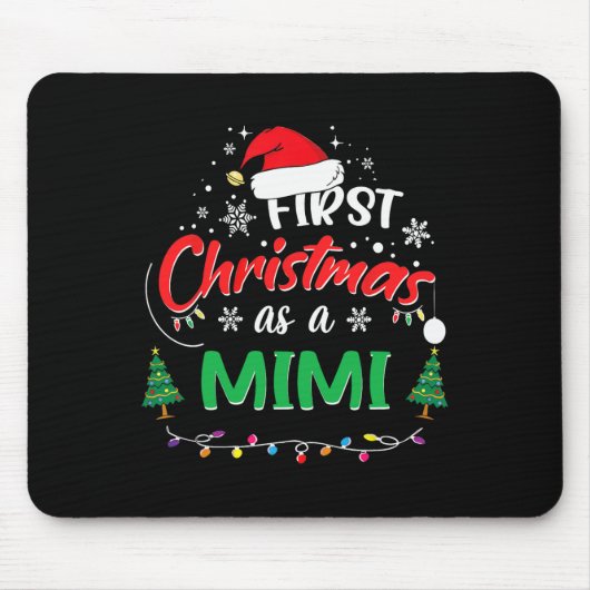 Eerste kerst als een mimi 1e kerst matching f muismat (Voorkant)
