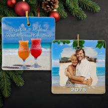 Eerste kerst als getrouwd stel met strandcocktails