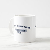 Eerste kerst als grootouders 2026 Grappige mok (Voorkant links)