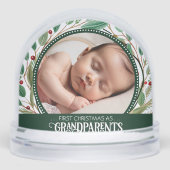 Eerste kerst als grootouders cadeau Wereldbollen Sneeuwbol (Voorkant)