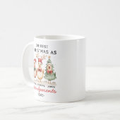 Eerste kerst als grootouders gepersonaliseerde mok (Voorkant links)