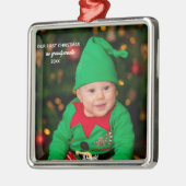 Eerste kerst als grootouders - Metal Ornament (Links)