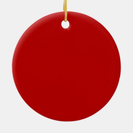 Eerste kerst als grootouders Red Holly Keramisch Ornament (Achterkant)