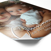 Eerste kerst als grote zus foto afdruk (Hoek)