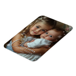 Eerste kerst als grote zusterfoto magneet