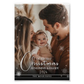 Eerste kerst als mama en papa fotoprint foto afdruk (Voorkant)