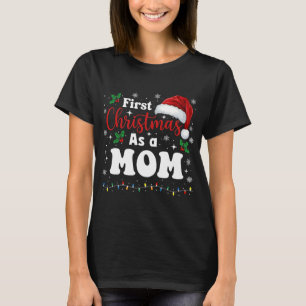 Eerste kerst als moeder Familie bijpassende nieuwe T-shirt