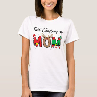 Eerste kerst als moeder Familie bijpassende xmas T-shirt