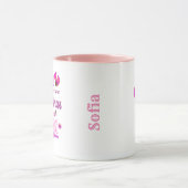 Eerste kerst als moeder van een meisje mok (Midden)