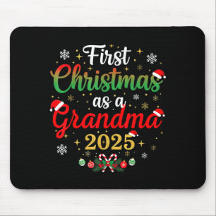 Eerste kerst als oma 2025 Nieuwe Moeder Kerstmis Muismat